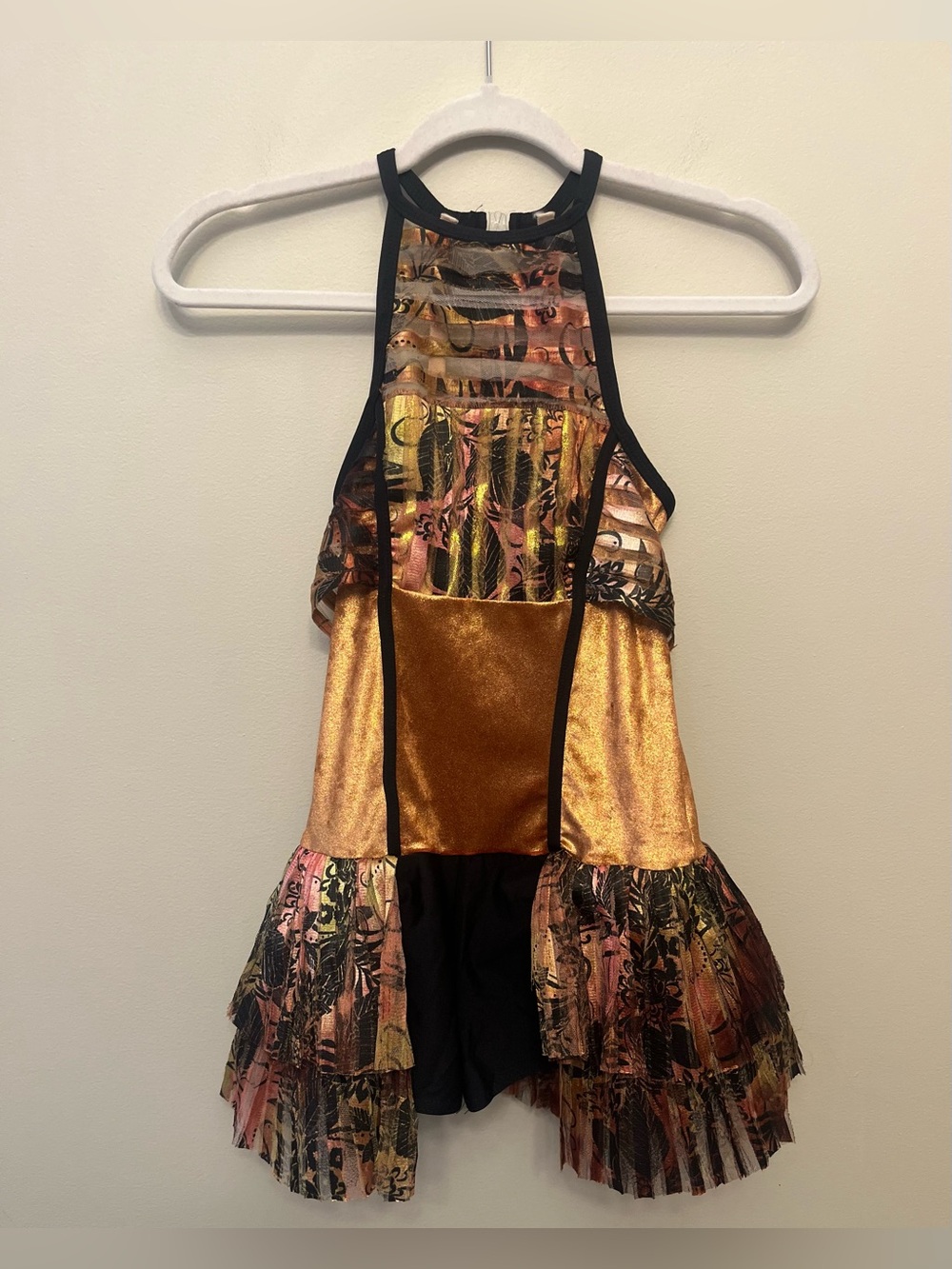A Wish Come True "Talking Drums" Dance Costume Size LC Large Child